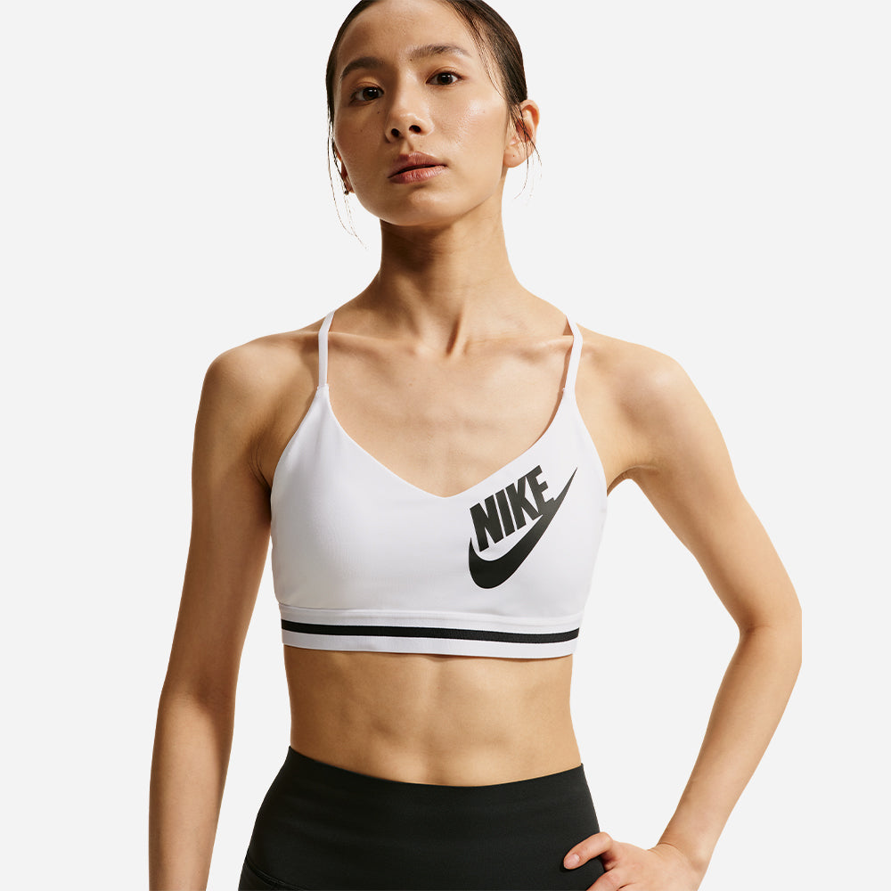 Áo Bra Thể Thao Nữ Nike Indy Light-Support - Trắng - Supersports Vietnam