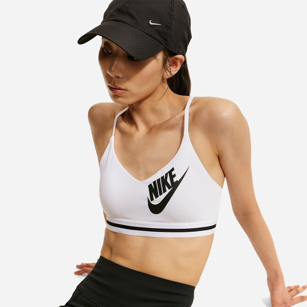 Áo Bra Thể Thao Nữ Nike Indy Light-Support - Trắng - Supersports Vietnam