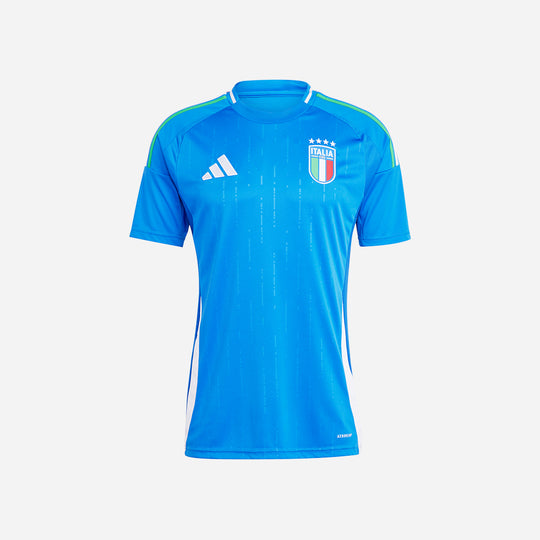 Men's Adidas Italy 24 Home Jersey - Blue