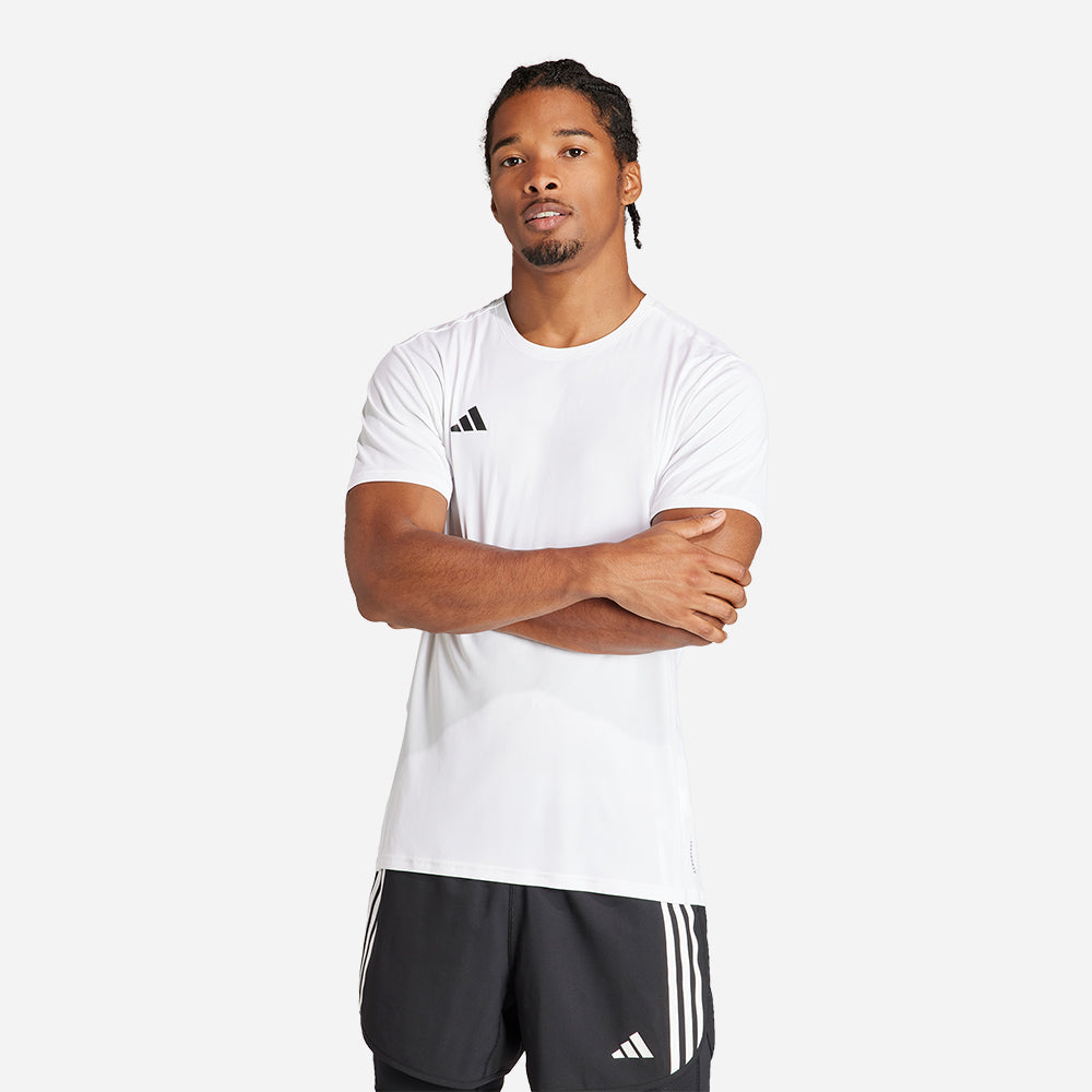 Áo Thun Nam Adidas Adizero Essentials - Trắng - Supersports Vietnam