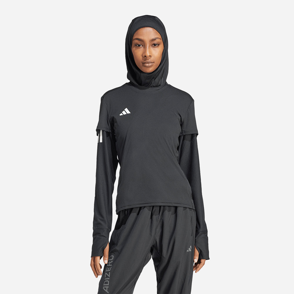 Áo Thun Nữ Adidas Adizero Essentials Running - Đen - Supersports Vietnam