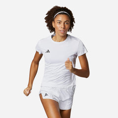 Áo Thun Nữ Adidas Adizero Essentials Running - Trắng - Supersports Vietnam