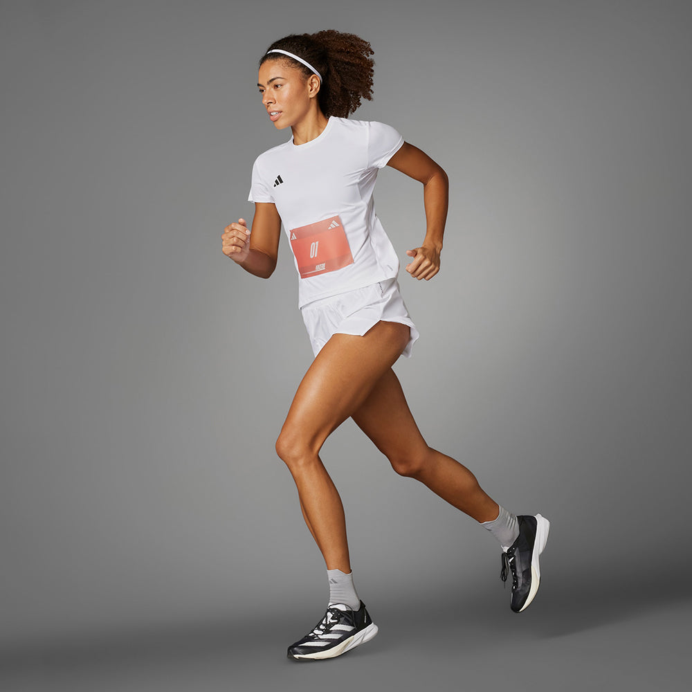 Áo Thun Nữ Adidas Adizero Essentials Running - Trắng - Supersports Vietnam