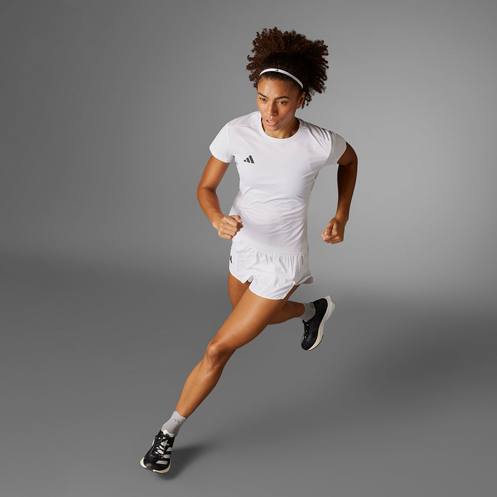 Áo Thun Nữ Adidas Adizero Essentials Running - Trắng - Supersports Vietnam