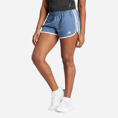 Women's Adidas Marathon 20 Shorts - Blue