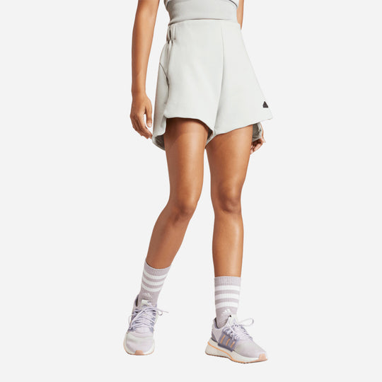 Women's Adidas Z.N.E. Shorts - White