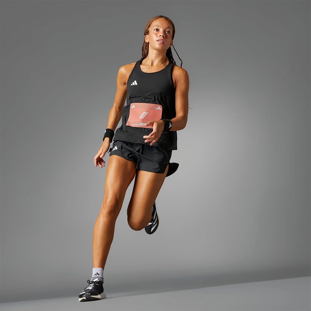 Quần Ngắn Thể Thao Nữ Adidas Adizero Essentials Running - Đen - Supersports Vietnam