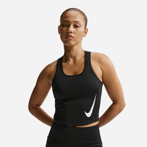 Áo Ba Lỗ Nữ Nike Tempo Swoosh Dri-Fit Running - Đen - Supersports Vietnam
