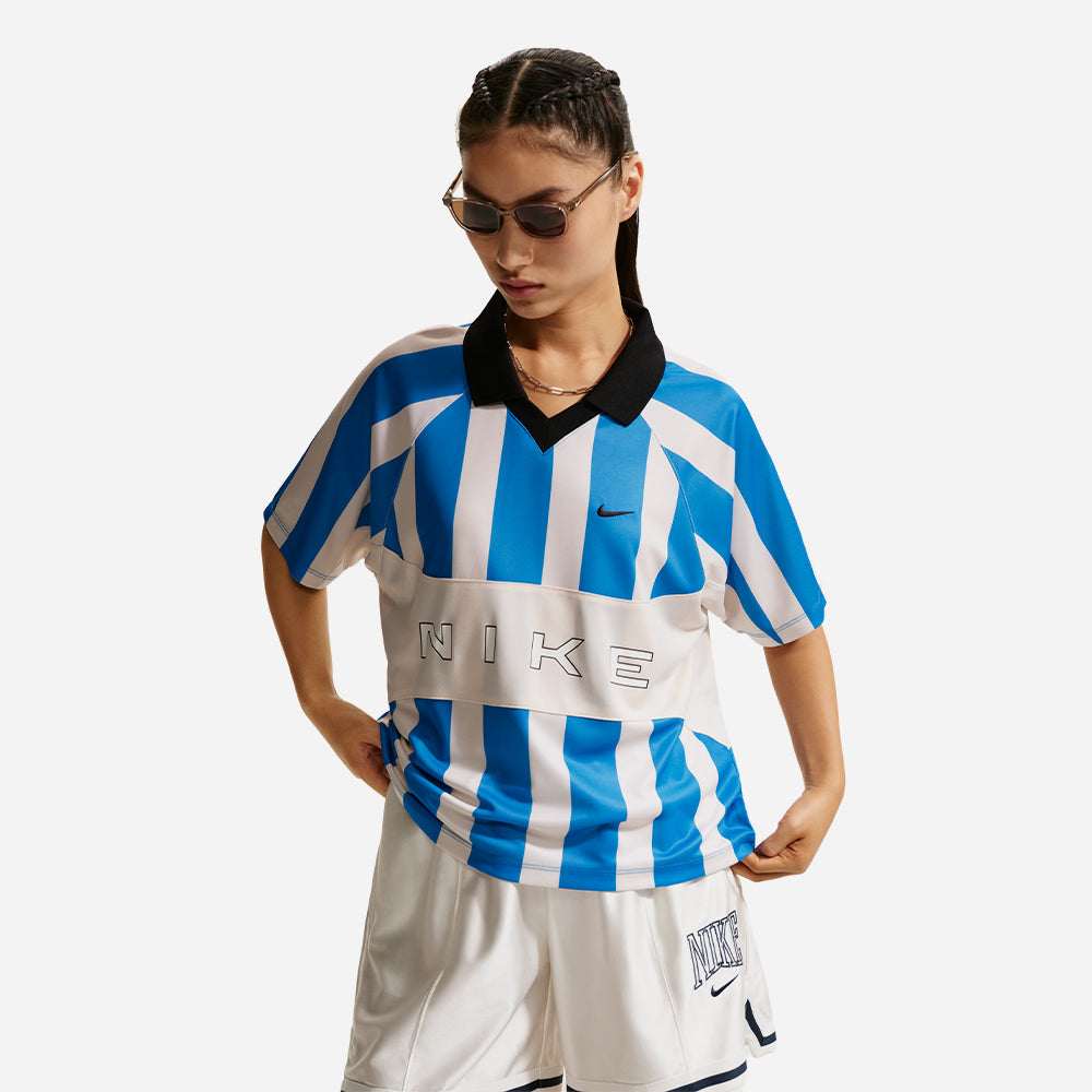 Áo Thun Nữ Nike Sportswear Oversized Jersey - Xanh Dương - Supersports Vietnam