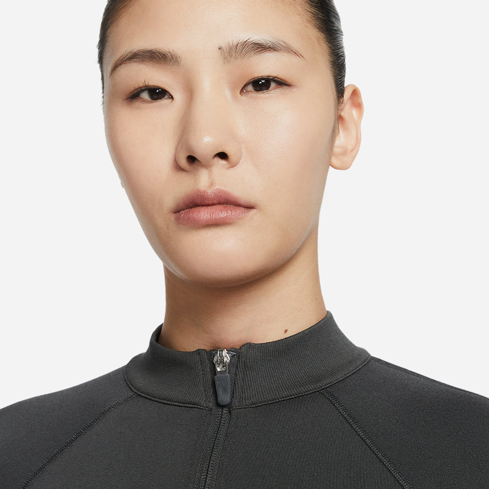 Áo Thun Nữ Nike Pro Seamless - Xám - Supersports Vietnam