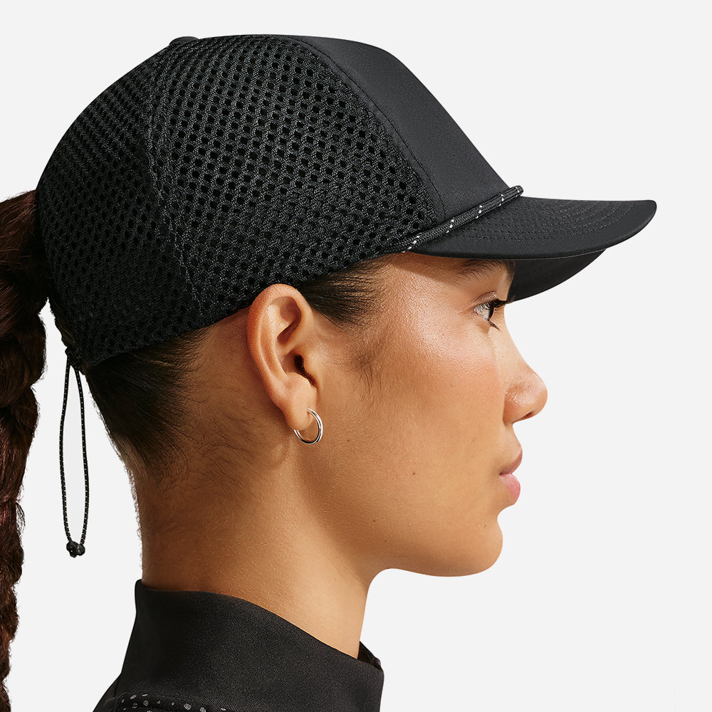 Mũ Lưỡi Trai Nike Pro Dri-Fit Unstructured Swoosh Run - Đen - Supersports Vietnam