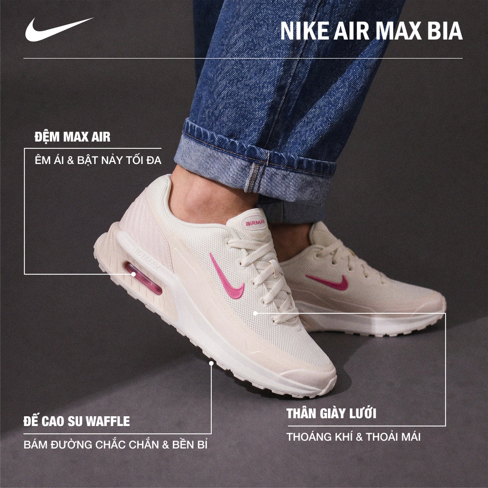 Giày Sneaker Nữ Nike Air Max Bia - Be - Supersports Vietnam