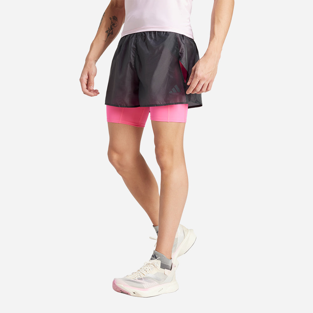 Quần Ngắn Nam Adidas Tokyo Running 2-In-1 - Đen - Supersports Vietnam