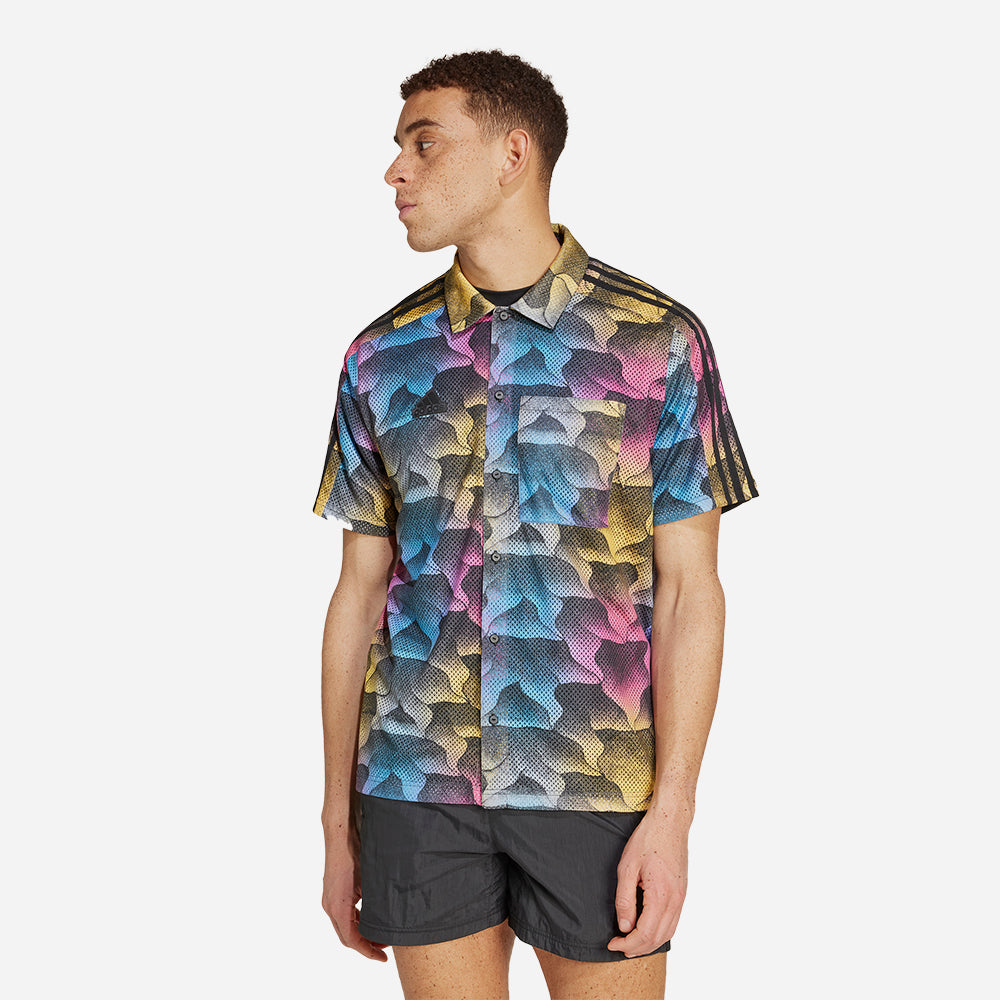 Áo Sơ Mi Nam Adidas Tiro Allover Print Mesh Resort - Nhiều Màu - Supersports Vietnam