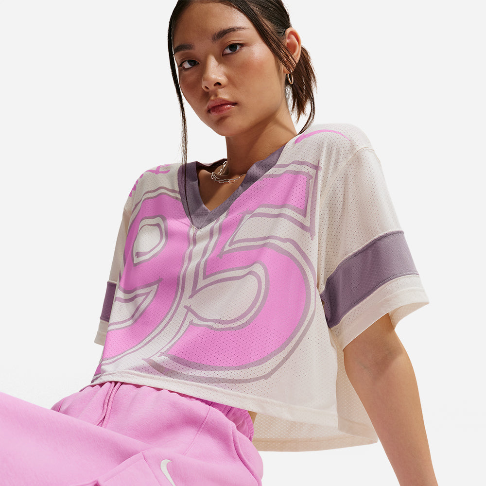 Áo Crop-Top Nữ Nike Sportswear Oversized - Hồng - Supersports Vietnam