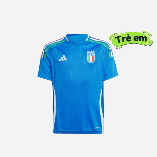 Boys' Adidas Italy 24 Home Jersey - Blue