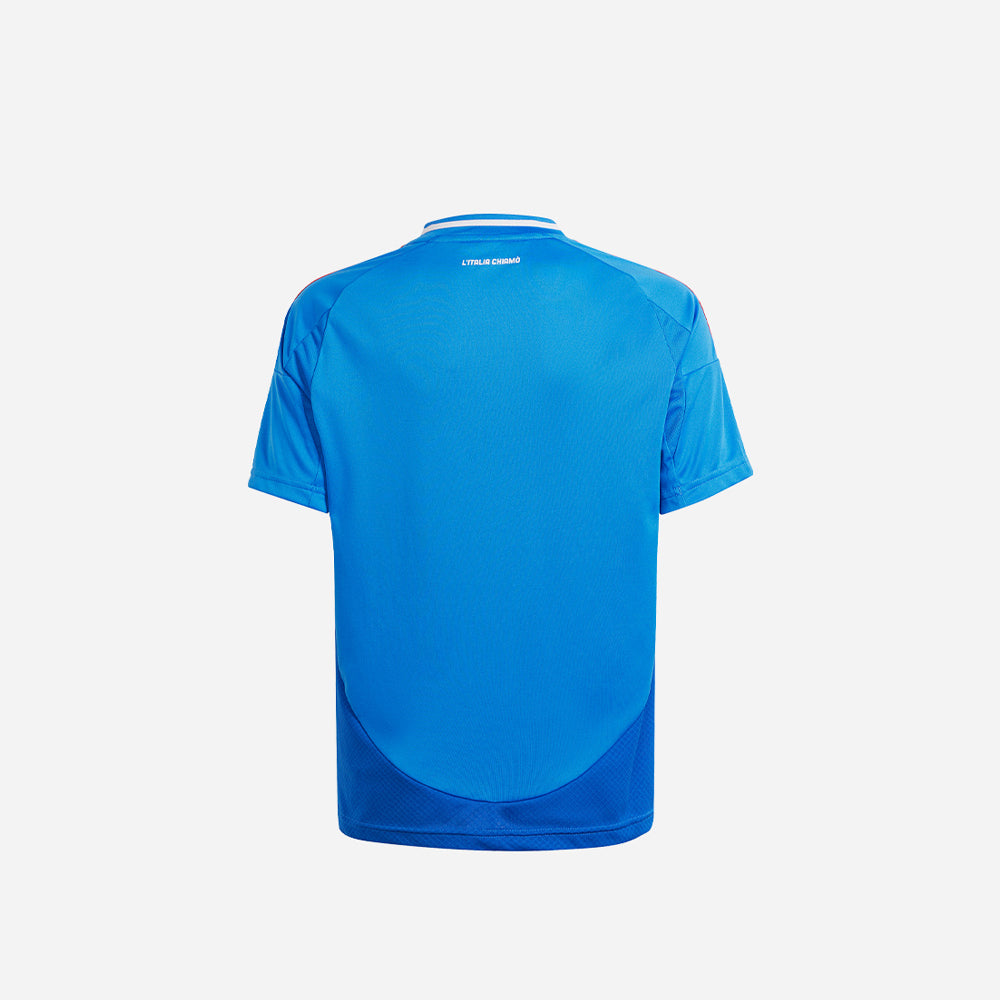 Áo Đá Bóng Bé Trai Adidas Italy Sân Nhà 24 - Xanh Dương - Supersports Vietnam