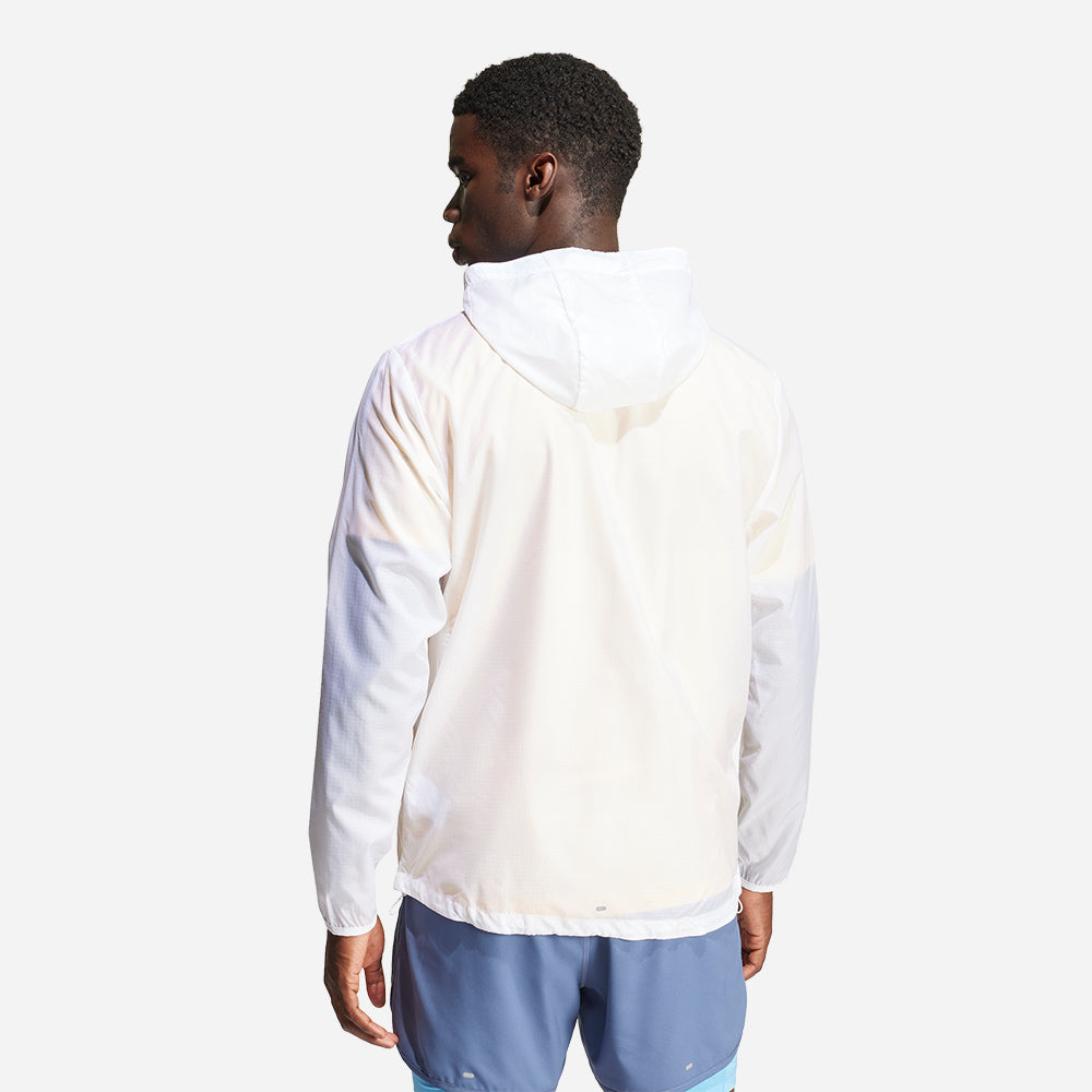 Áo Khoác Nam Adidas Own The Run 3-Stripes - Trắng - Supersports Vietnam