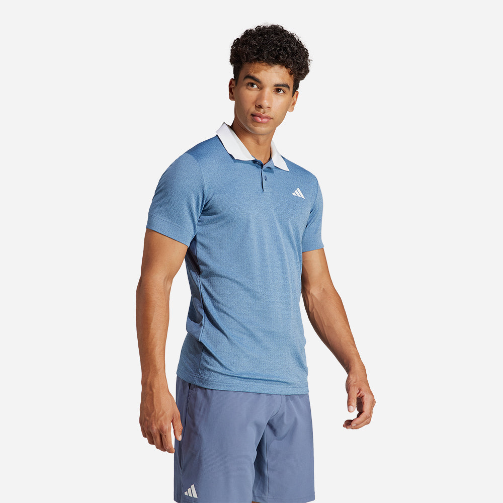 Áo Polo Nam Adidas Tennis Freelift - Xanh Dương - Supersports Vietnam
