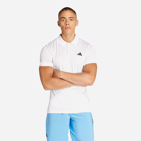 Men's Adidas Training Freelift Polo Shirt - White