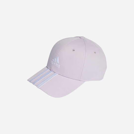 Adidas 3-Stripes Cotton Twill Baseball Cap - Purple