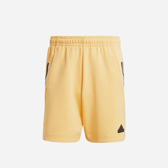 Men's Adidas Future Icons 3-Stripes Shorts - Yellow