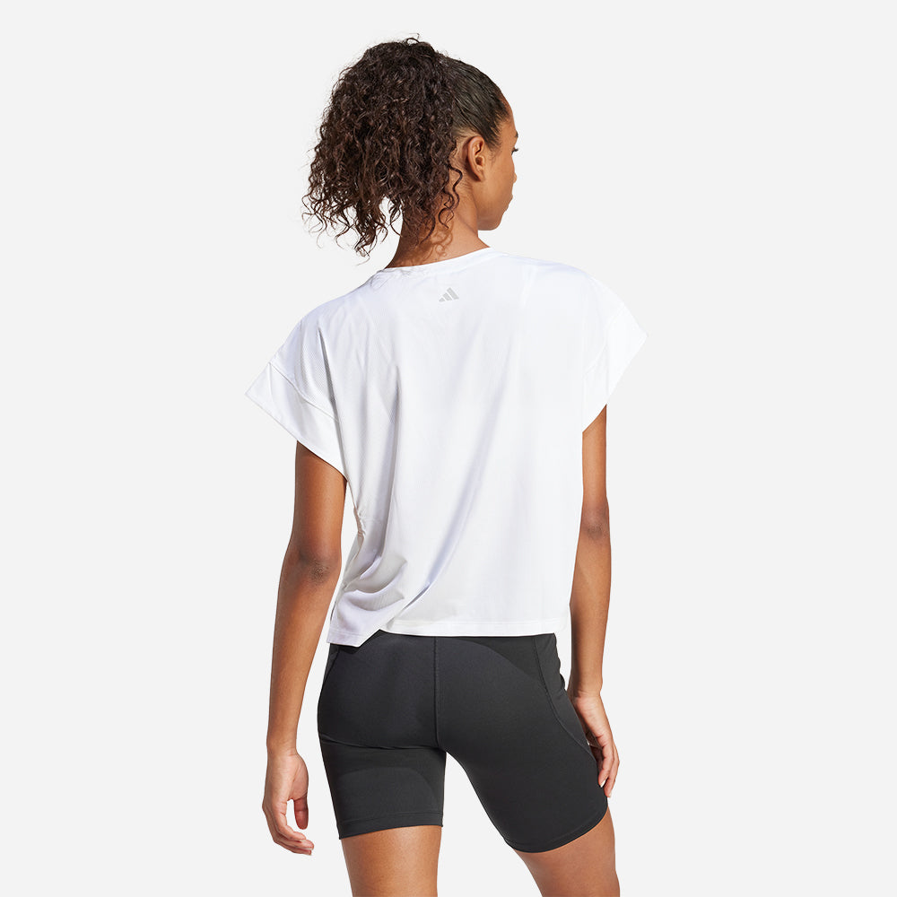 Áo Thun Nữ Adidas Studio - Trắng - Supersports Vietnam