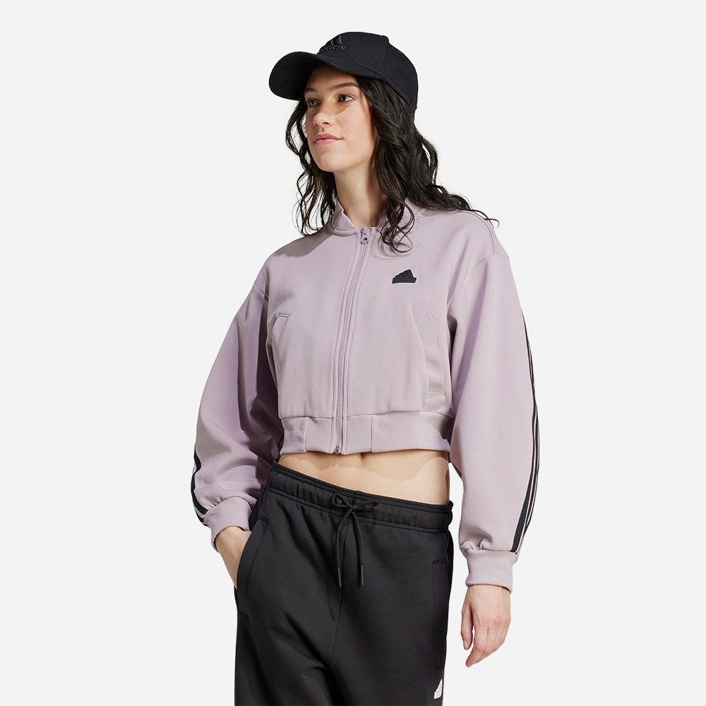 Áo Khoác Nữ Adidas Future Icons 3-Stripes - Tím - Supersports Vietnam