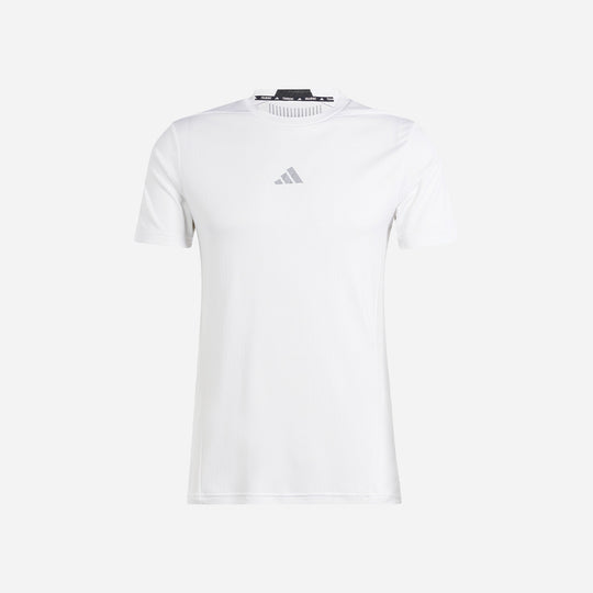 Men's Adidas Designed For Training Hiit Workout Heat.Rdy T-Shirt - White