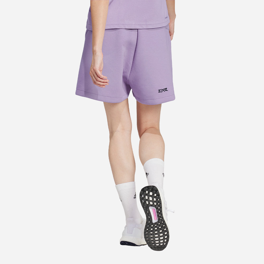 Quần Ngắn Nữ Adidas Z.N.E. - Tím - Supersports Vietnam