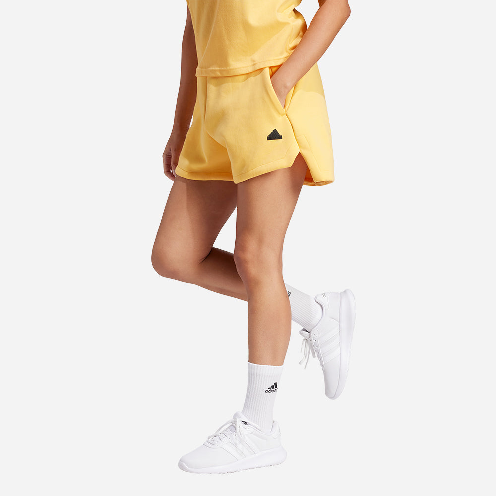 Quần Ngắn Nữ Adidas Z.N.E. - Vàng - Supersports Vietnam