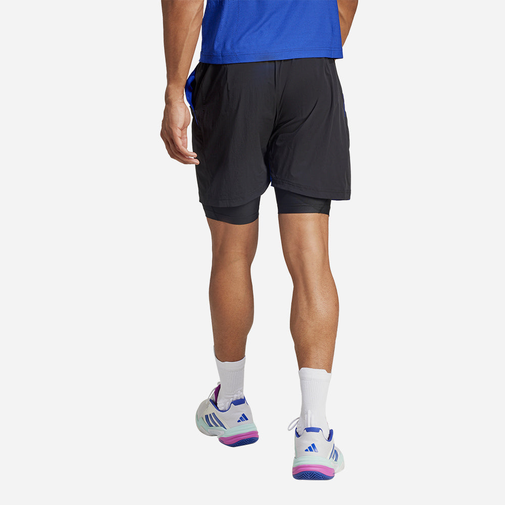 Quần Ngắn Nam Adidas Tennis & Inner Set - Xanh Dương - Supersports Vietnam