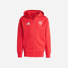 Men's Adidas Manchester United Anthem Jacket - Red