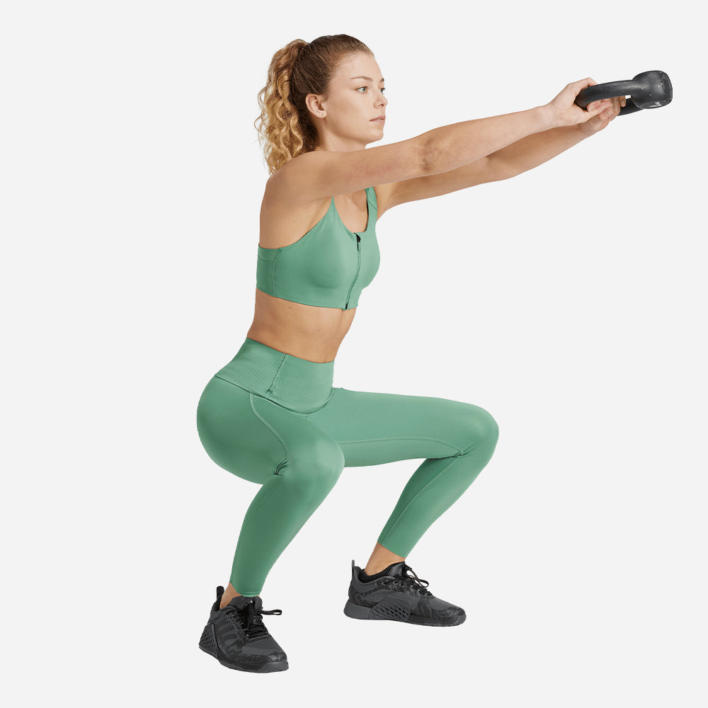 Áo Bra Thể Thao Nữ Adidas Tlrd Impact Lux Zip - Xanh Lá - Supersports Vietnam