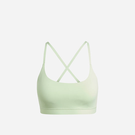 Women's Adidas All Me Ligtsupport Bra - Green