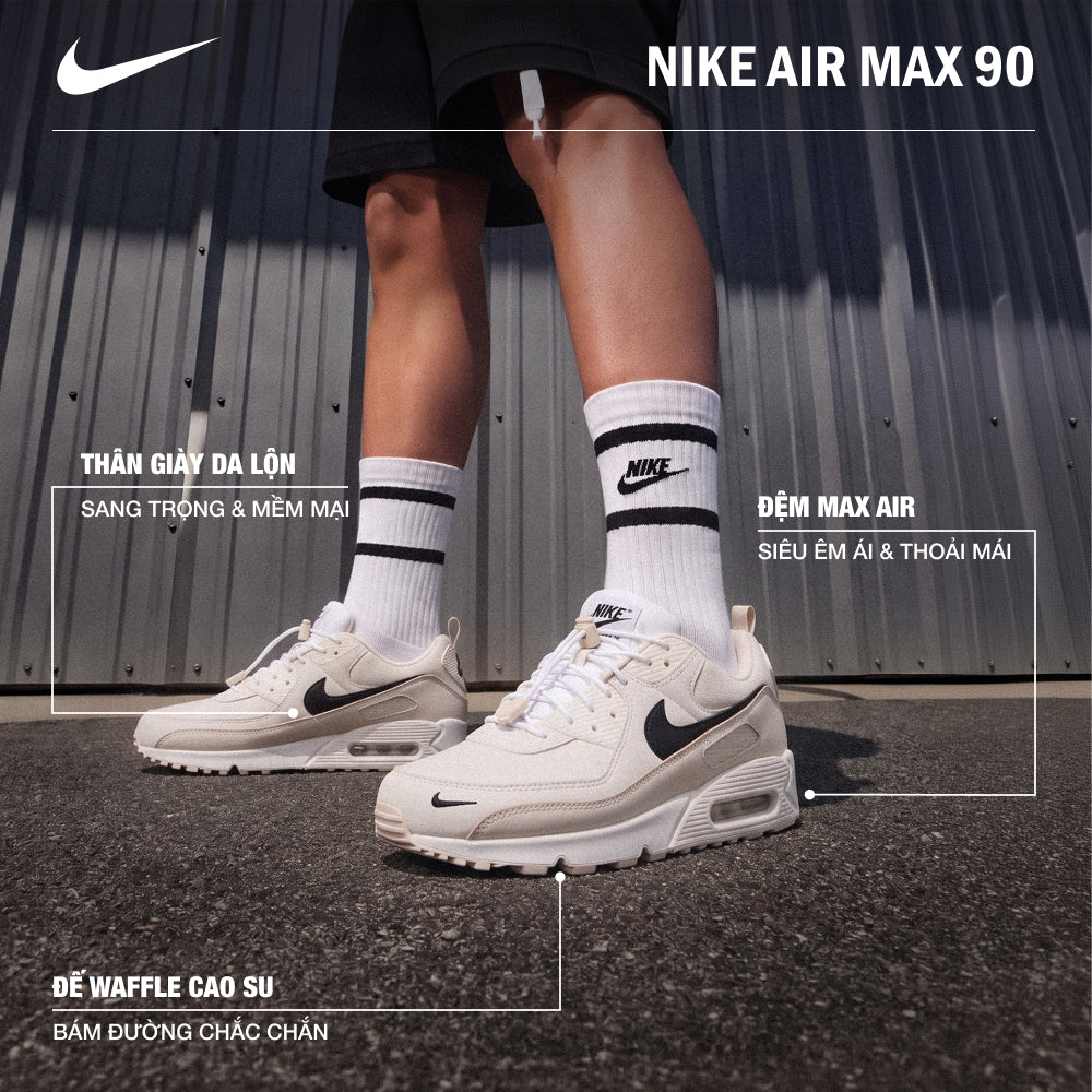 Giày Sneaker Nam Nike Air Max 90 - Be - Supersports Vietnam