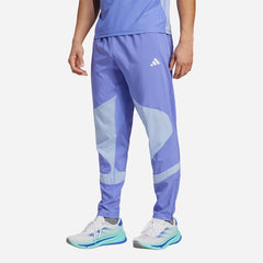 Men's Adidas Own The Run Aeroready Pants - Blue