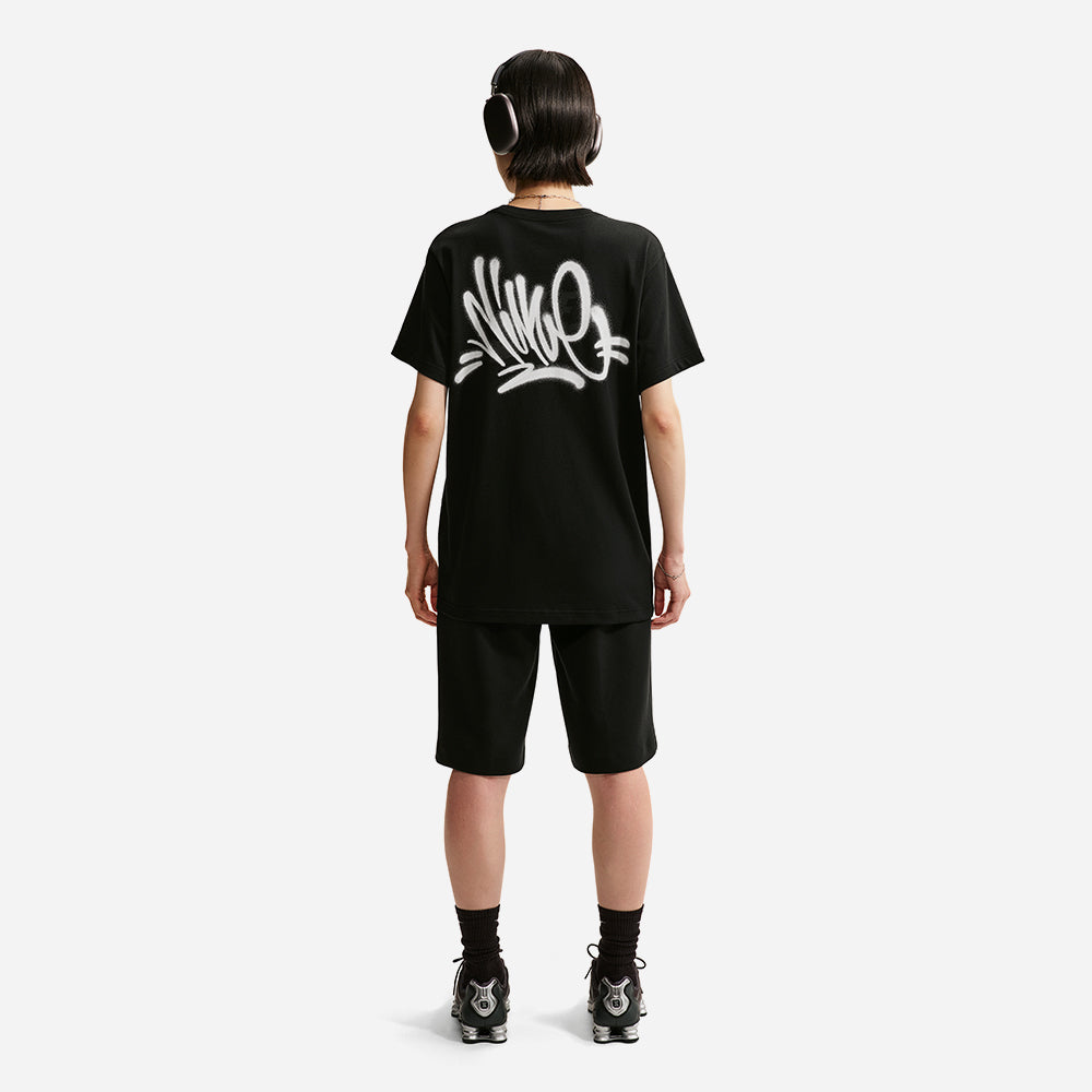 Áo Thun Nữ Nike Sportswear Classic Oversized - Đen - Supersports Vietnam