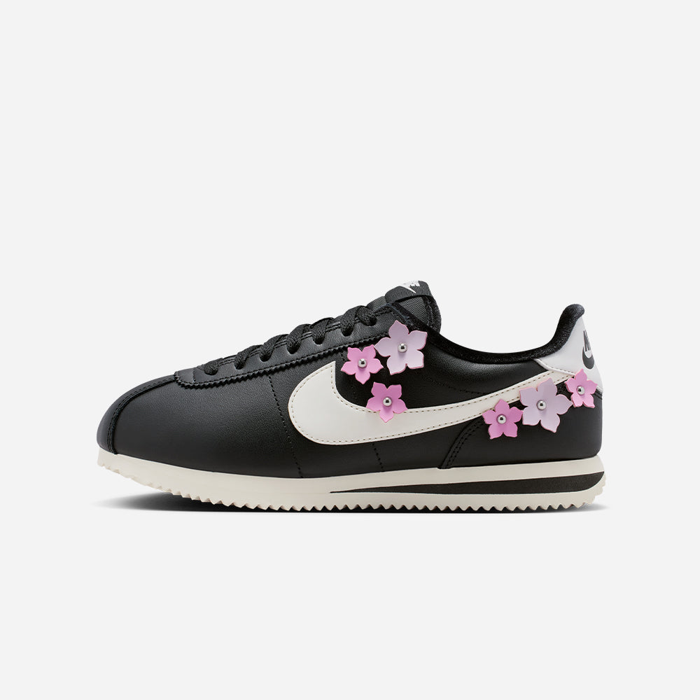 Giày Sneaker Nữ Nike Cortez Leather - Đen - Supersports Vietnam