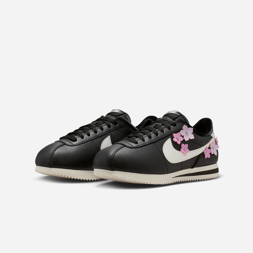 Giày Sneaker Nữ Nike Cortez Leather - Đen - Supersports Vietnam