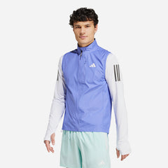 Men's Adidas Own The Run Jacket - Blue