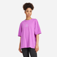 Áo Thun Nữ Adidas Yoga Stay Balanced Graphic - Tím - Supersports Vietnam