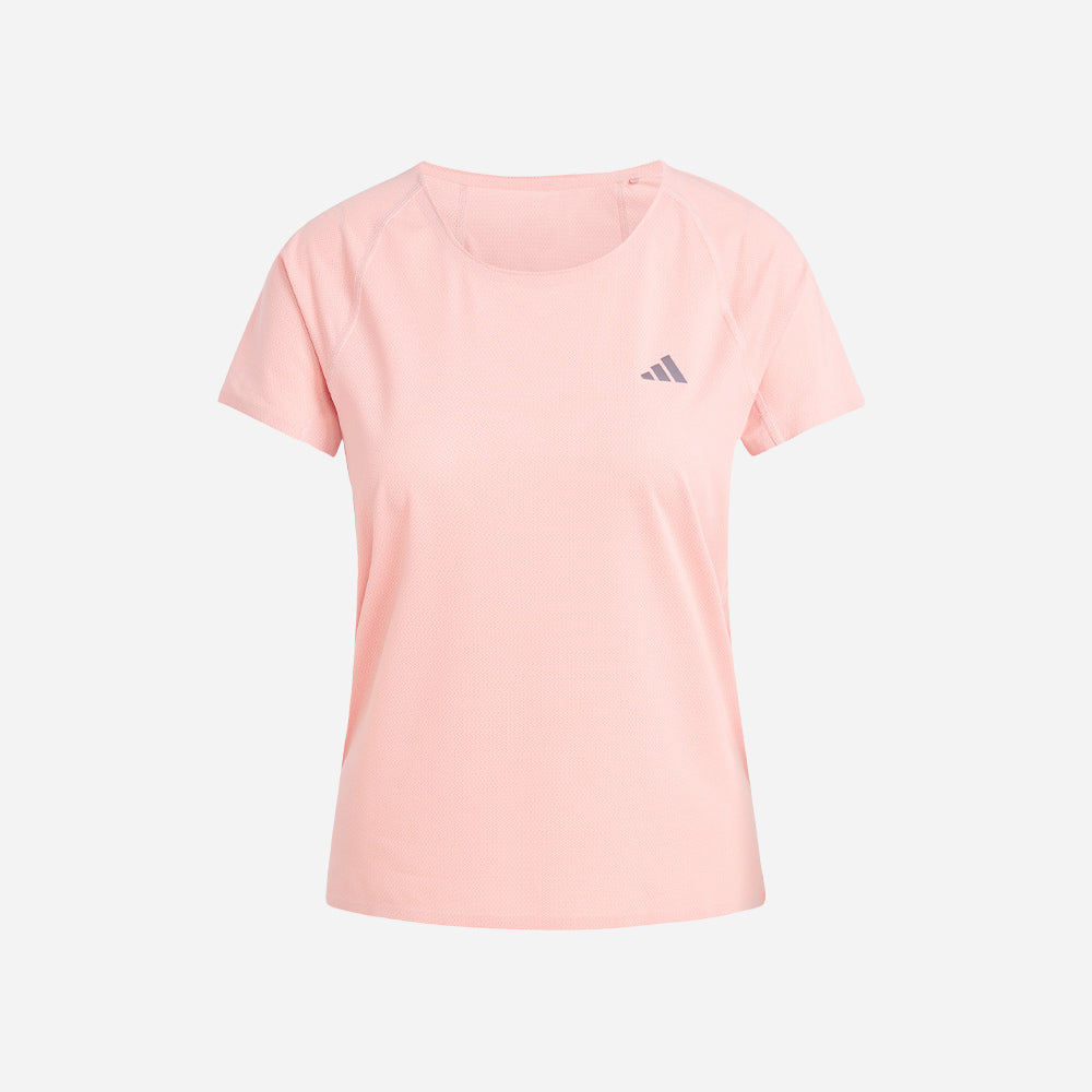 Áo Tay Ngắn Nữ Adidas Adizero - Hồng - Supersports Vietnam