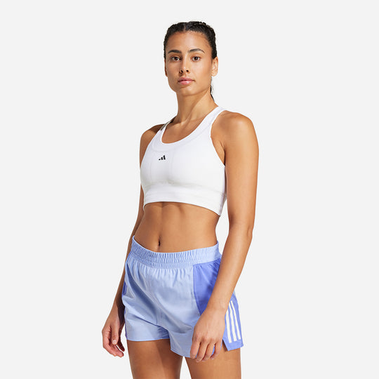 Women's Adidas Run Pocket Bra - White