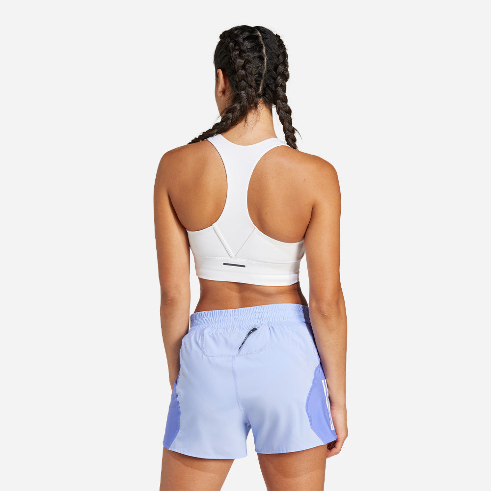 Áo Bra Thể Thao Nữ Adidas Run Pocket - Trắng - Supersports Vietnam