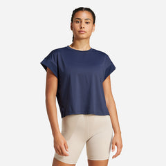 Women's Adidas Studio T-Shirt - Navy