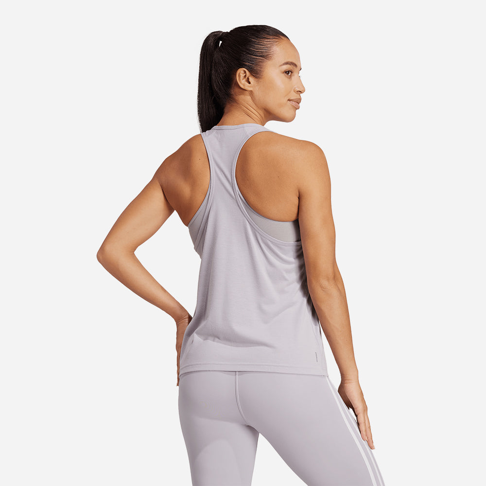 Áo Ba Lỗ Nữ Adidas Training Essentials - Xám - Supersports Vietnam