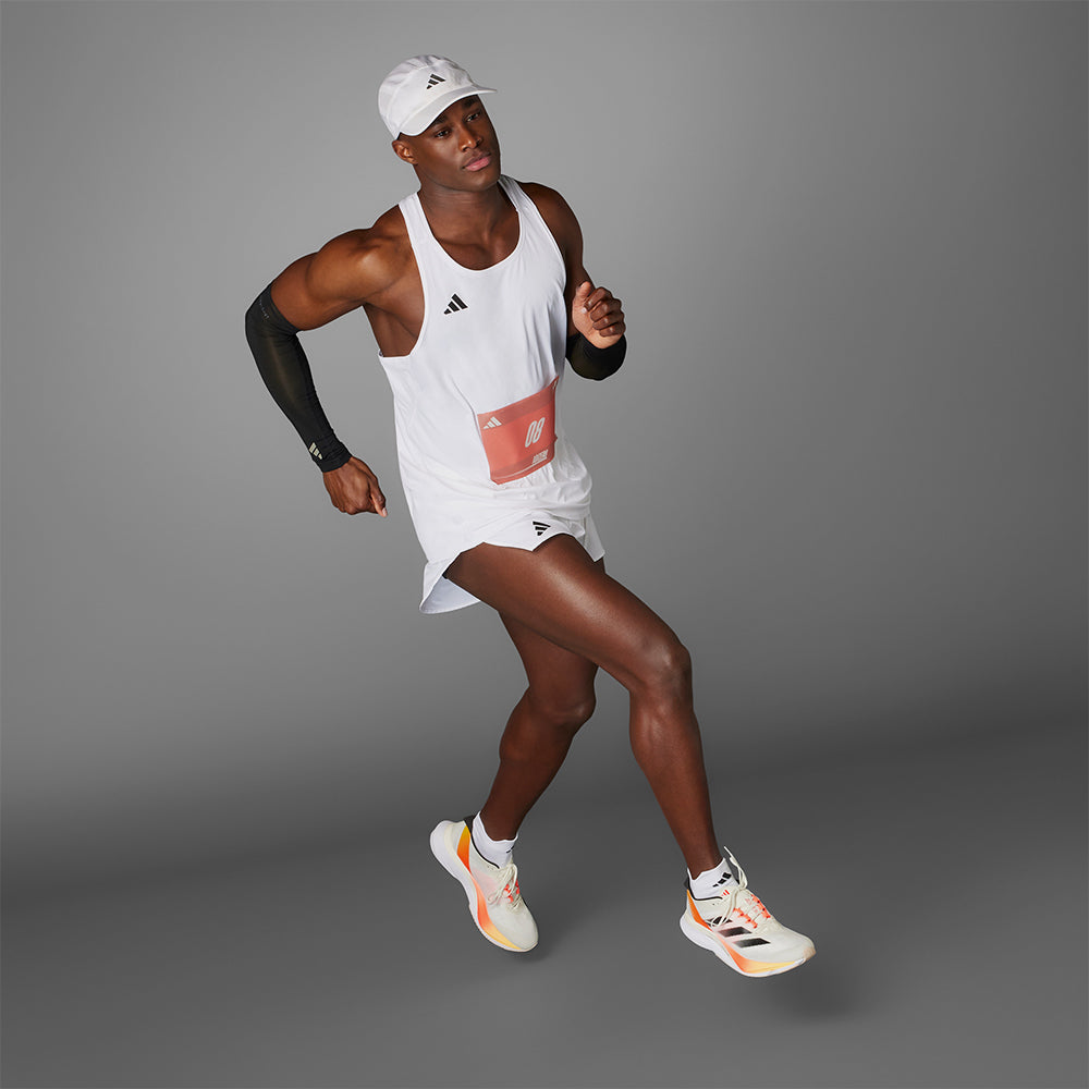 Áo Ba Lỗ Nam Adidas Adizero Essentials - Trắng - Supersports Vietnam