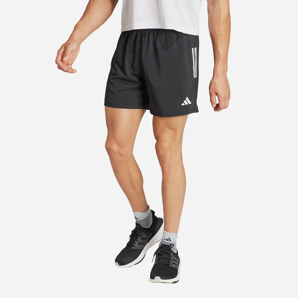 Men's Adidas Own The Run Shorts Black1
