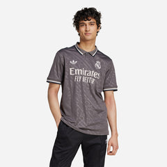 Men's Adidas Real Madrid 24/25 Third Jersey - Gray